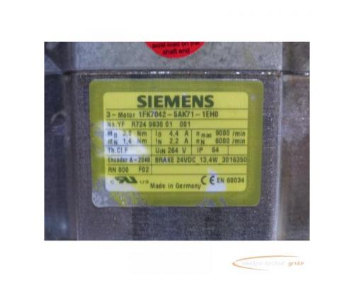 Siemens 1FK7042-5AK71-1EH0 Synchronmotor SN:YFR724983001001 - Bild 4