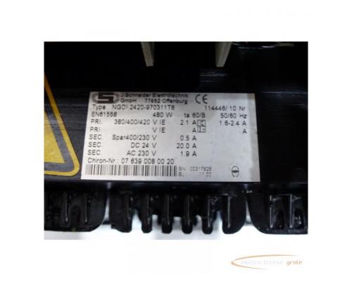 Schneider Elektronik NGDI 2420-970311T6 Transformator SN:00317826 - Bild 3