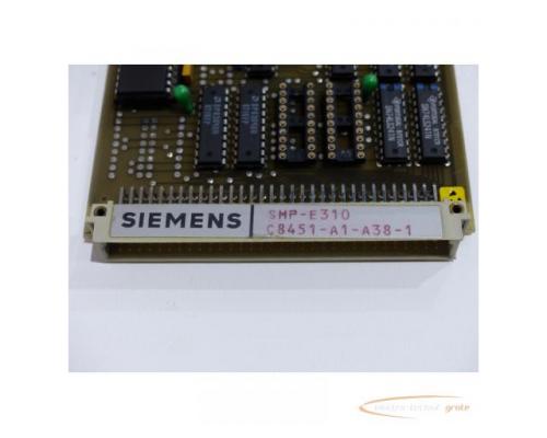 Siemens SMP-E310 / C8451-A1-A38-1 Steuerungskarte SN:YT-02231 - Bild 5