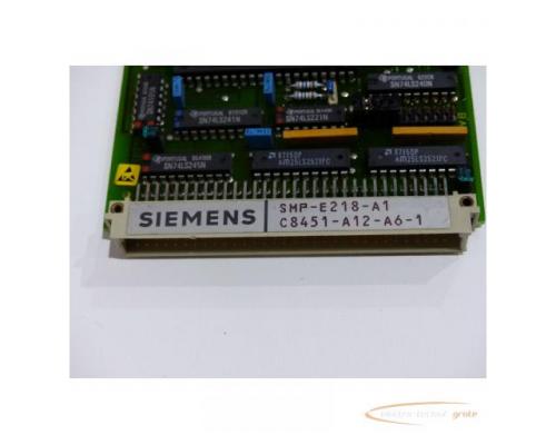 Siemens SMP-E218-A1 / C8451-A12-A6-1 Steuerungskarte SN:YT03238 - Bild 5