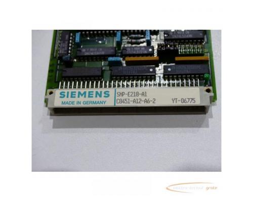 Siemens SMP-E218-A1 / C8451-A12-Al-2 Steuerungskarte SN:YT-06775 - Bild 4