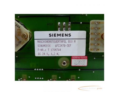 Siemens 6FC3478-3EF Maschinensteuertafel SN:T1704764 - Bild 4