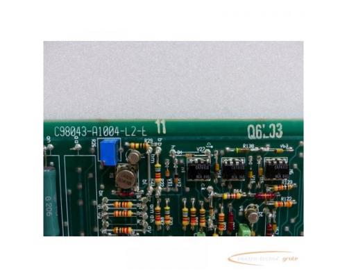 Siemens C98043-A1004-L2-E11 FBG Vorschubregelung SN:Q6L03 - Bild 4