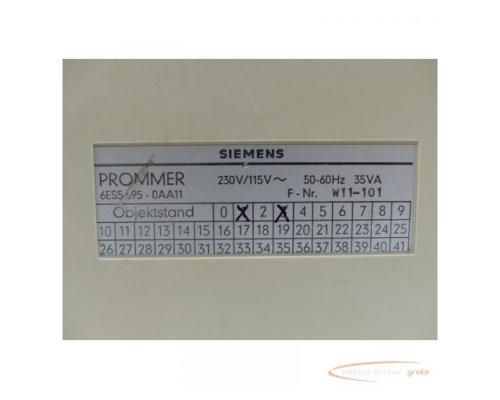 Siemens 6ES5695-0AA11 EPROM-Programmiergerät E Stand 3 SN:W11-101 - Bild 4