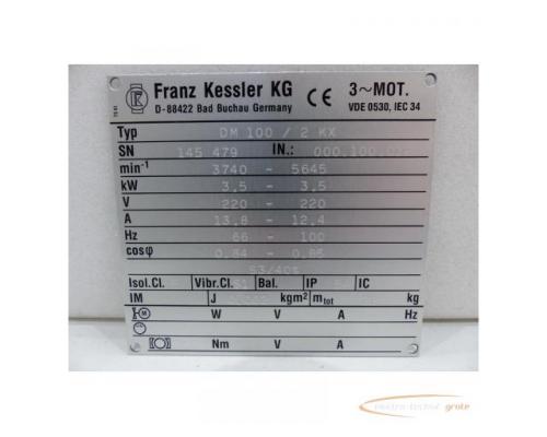 Kessler DM 100 / 2 KX Drehstrom-Asynchronmotor SN:145479 - Bild 5
