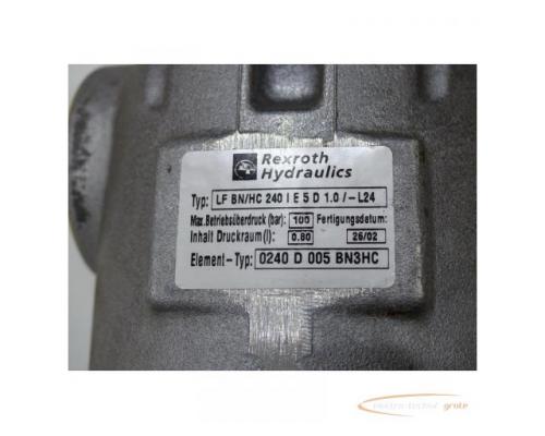 Rexroth LF BN/HC 240 I E 5 D 1.0 / -L24 Rücklauffilter > ungebraucht! - Bild 3