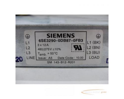 Siemens 6SE3290-0DB87-0FB3 Unterbaufilter SN:10.00 - Bild 3