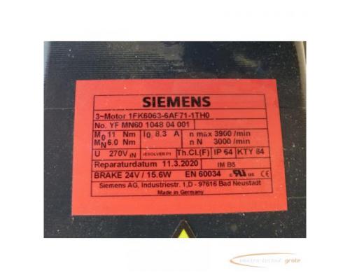 Siemens 1FK6063-6AF71-1TH0 SN:YFMN60104804001 > mit 12 Monaten Gewährleistung! - Bild 4