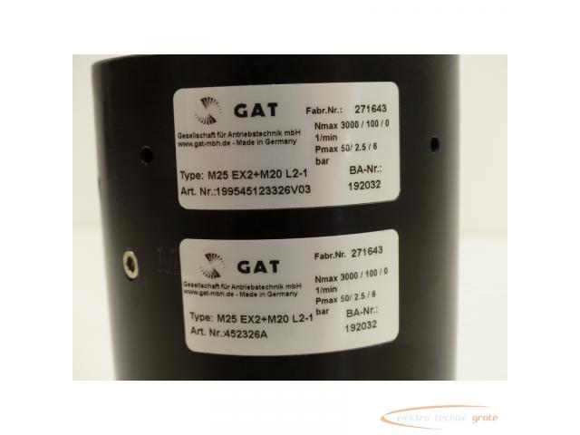 GAT M25 EX2+M20 L2-1 Art.Nr. 19954523326V03 SN:271643 > ungebraucht! - 5