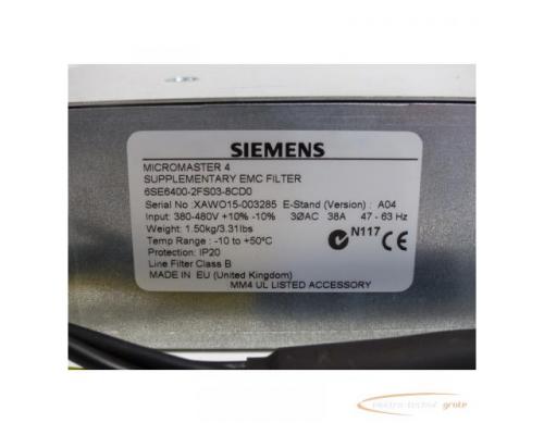 Siemens 6SE6400-2FS03-8CD0 SN:XAWO15-003285 > ungebraucht! - Bild 4