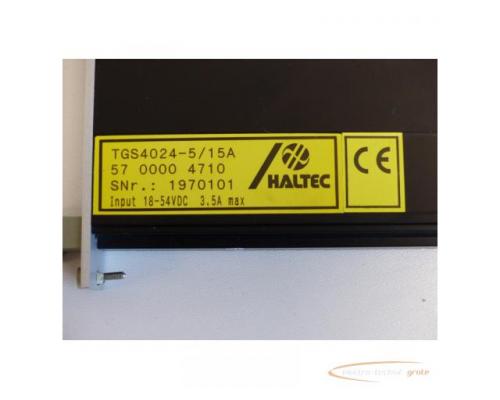HALTEC TGS4024-5 / 15A DC/DC Wandler mit Potentialtrennung SN:1970101 > ungebraucht! - Bild 4