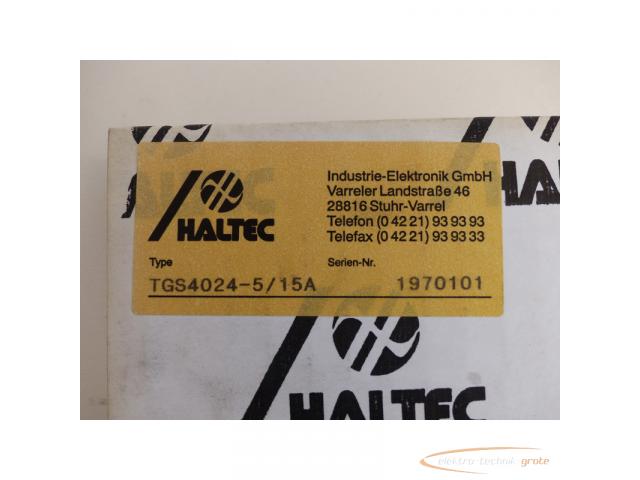 HALTEC TGS4024-5 / 15A DC/DC Wandler mit Potentialtrennung SN:1970101 > ungebraucht! - 5