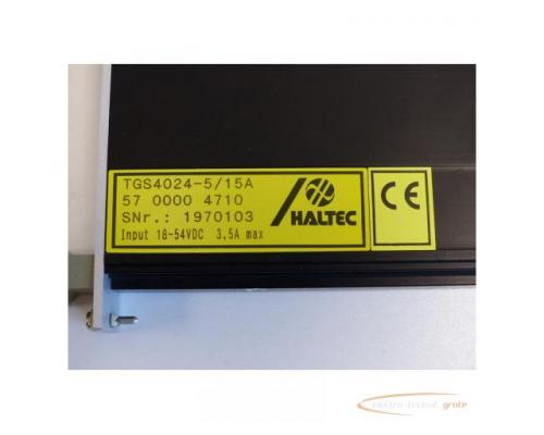 HALTEC TGS4024-5 / 15A DC/DC Wandler mit Potentialtrennung SN:1970103 > ungebraucht! - Bild 4