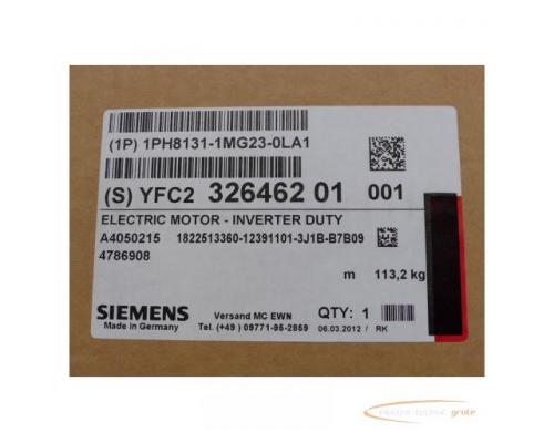 Siemens 1PH8131-1MG23-0LA1 SN:YFC232646201001 > ungebraucht! - Bild 6