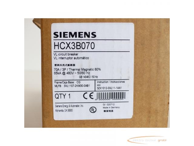 Siemens 3VL1107-2KM30-0AB1 Leistungsschalter > ungebraucht! - 5