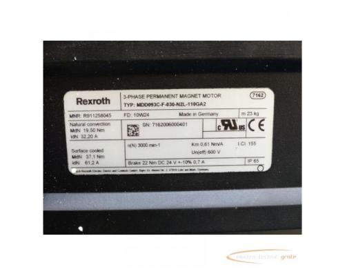 Rexroth MDD093C-F-030-N2L-110GA2 MNR: R911258045 SN:7162006000401 >ungebr.! - Bild 3