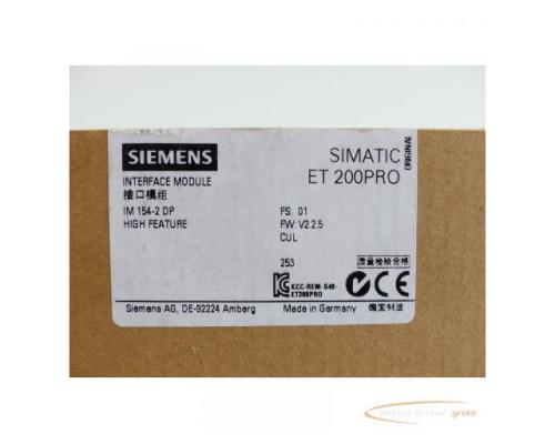 Siemens 6ES7154-2AA01-0AB0 Interface-Modul > ungebraucht! - Bild 2