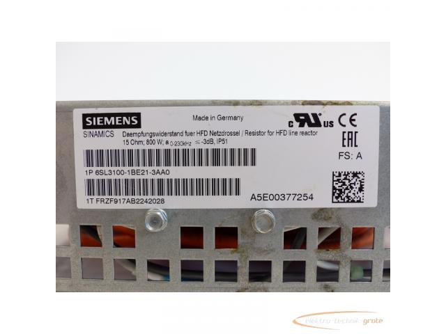 Siemens 6SL3100-1BE21-3AA0 SN:1TFRZF917AB2242028 - ungebraucht! - - 3