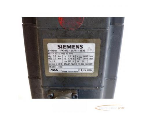 Siemens 1FK7042-5AF71-1EH5 Synchronservomotor SN:YFT232382310001 - Bild 4