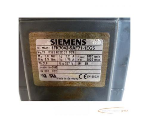 Siemens 1FK7042-5AF71-1EG5 Synchronservomotor SN:YFR123002201009 - Bild 4