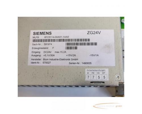 Siemens 6FC5114-0AA01-1AA0 Stromversorgung SN:1490835 - ungebraucht! - - Bild 4