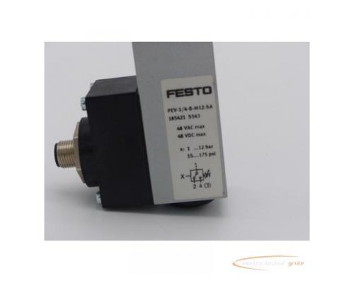 Festo PEV-1/4-B-M12-SA Druckschalter 185421 S543 - ungebraucht -! - Bild 2