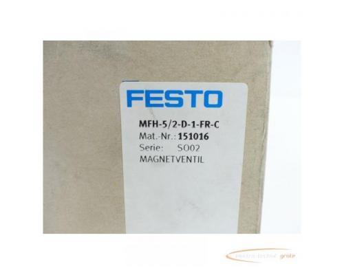 Festo MFH-5/2-D-1-FR-C Magnetventil 151016 - ungebraucht! - - Bild 4