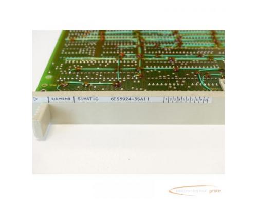 Siemens 6ES5924-3SA11 Zentralbaugruppe E Stand 4 - Bild 5