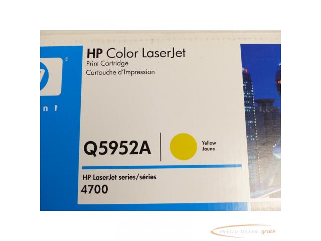 Hewlett Packard Q5952A Duckerpatrone Gelb für HP LaserJet Serie 4700 - ungebraucht! - - 2