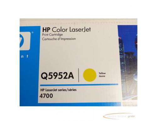 Hewlett Packard Q5952A Duckerpatrone Gelb für HP LaserJet Serie 4700 - ungebraucht! - - Bild 2