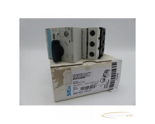 Siemens 3RV1421-1GA10 Leistungsschalter > ungebraucht! - Bild 1