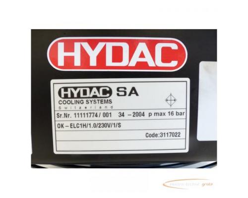 Hydac OK-ELC1H / 1.0 / 230V /1/S Luftkühler SN:11111774/001 - ungebraucht! - - Bild 4