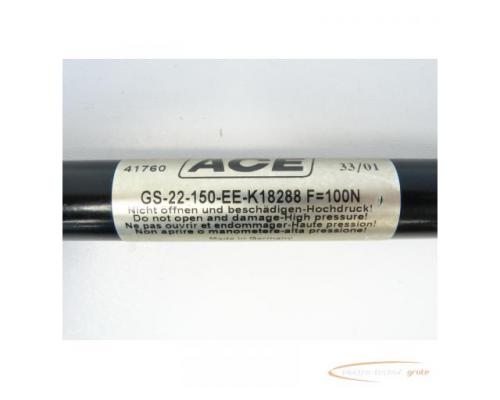 ACE GS-22-150-EE-K18288 Gasdruckfeder F=100N - Bild 2