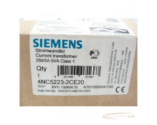 Siemens 4NC5223-2CE20, Stromwandler, > ungebraucht! - Bild 2