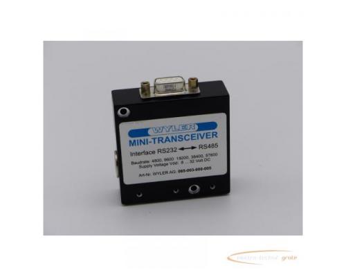 Wyler Mini-Transceiver Interface RS232-RS485 ohne Netzteil - ungebraucht !- - Bild 1