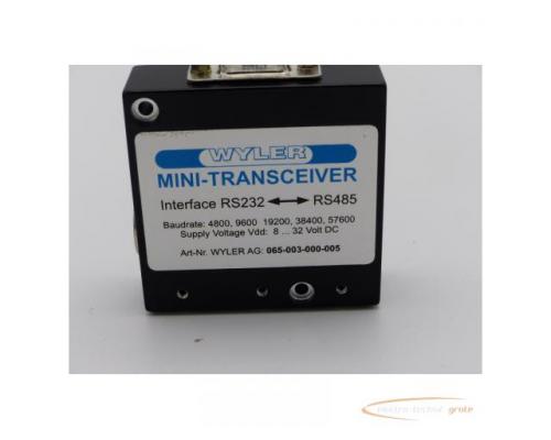 Wyler Mini-Transceiver Interface RS232-RS485 ohne Netzteil - ungebraucht !- - Bild 2