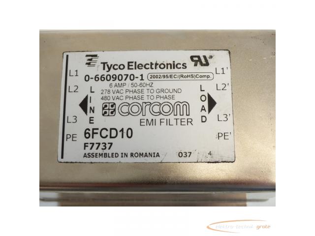 Tyco Electronics 6FCD10 EMI Filter - ungebraucht! - - 3