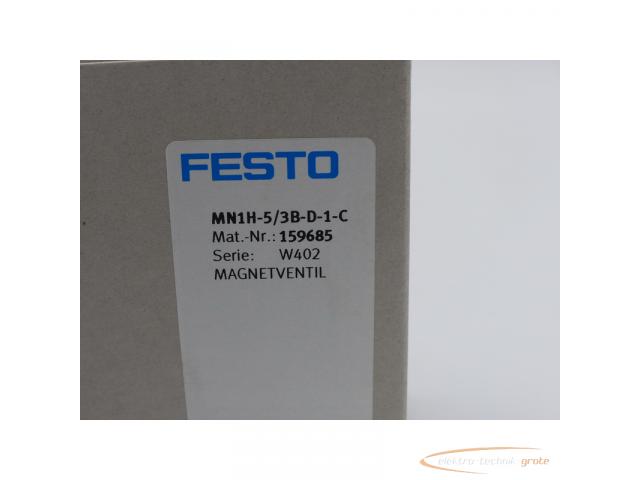 Festo MN1H-5/3B-D-1-C Magnetventil 159685 - ungebraucht ! - - 2