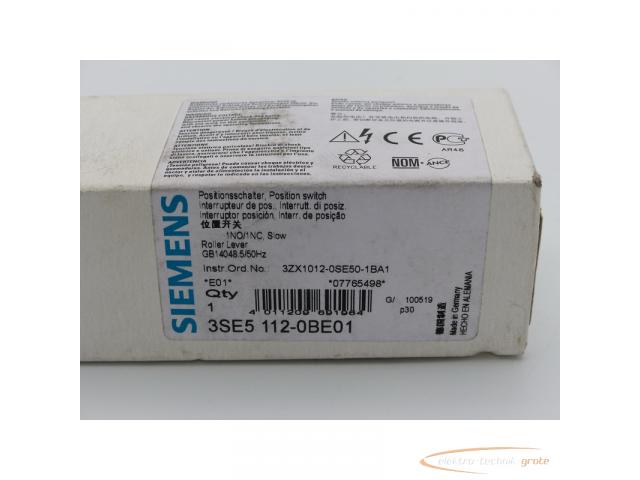 Siemens 3SE5112-0BE01 Positionsschalter E-Stand 01 - ungebraucht ! - - 2