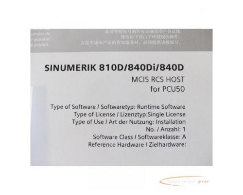 Siemens 6FC6000-6AF00-0BB0 Softwarelizenz - ungebraucht! - - Bild 3