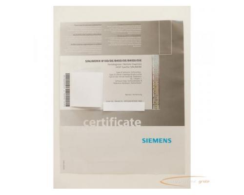 Siemens 6FC5260-6FX08-1AG0 Softwarelizenz - ungebraucht! - - Bild 1