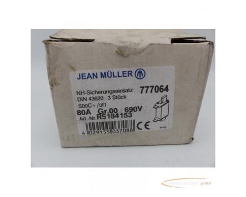 Jean Muller R5184153 NH-Sicherungseinsatz 80A Gr.00 VPE 3stk. > ungebraucht! - Bild 2