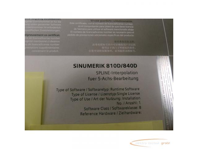 Siemens 6FC5251-0AA14-0AA0 Softwarelinenz > ungebraucht! - 3
