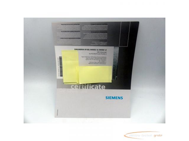 Siemens 6FC5253-0BX10-0AG1 Softwarelinenz > ungebraucht! - 1