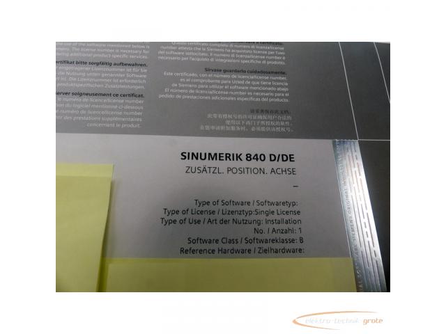 Siemens 6FC5251-0AA04-0AA0 Softwarelinenz > ungebraucht! - 3