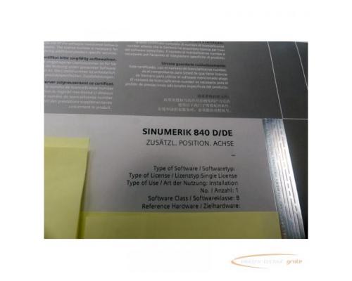 Siemens 6FC5251-0AA04-0AA0 Softwarelinenz > ungebraucht! - Bild 3