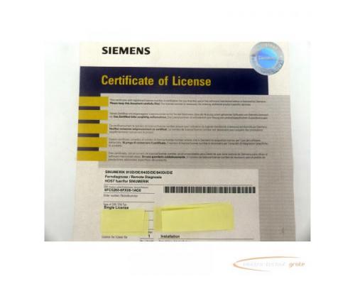 Siemens 6FC5260-6FX08-1AG0 Softwarelinenz + Ferndiagnose CD > ungebraucht! - Bild 2