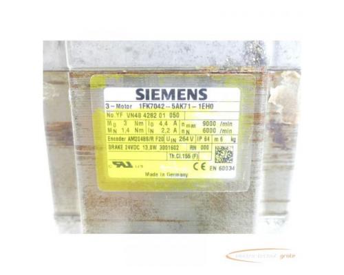 Siemens 1FK7042-5AK71-1EH0 Synchronservomotor SNYFVN48428201050 - Bild 4