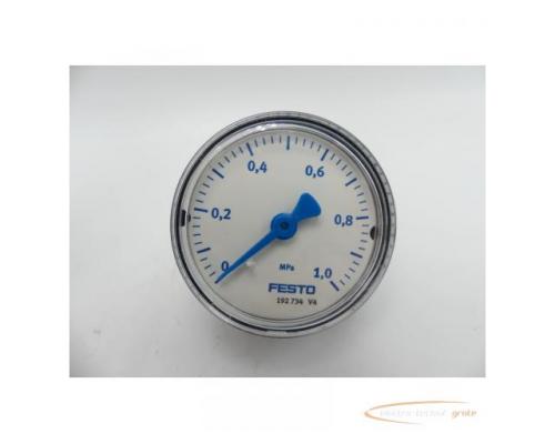 Festo MA-50-1-G1/4-MPA Mat.Nr. 192734 Serie: V4 Manometer > ungebraucht! - Bild 3