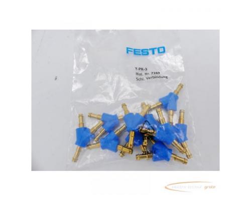 Festo Y-PK-3 Mat. Nr. 7269 Schlauchverbindung VPE = 10 Stk. ungebraucht - Bild 2